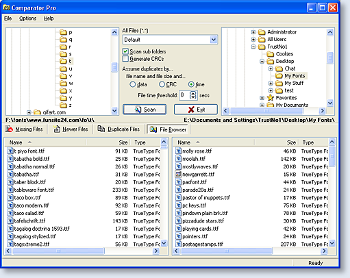 ComparatorPro Screenshot